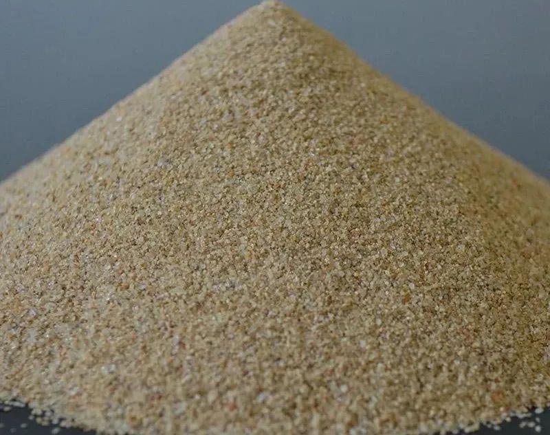 Sand, used for concrete and mortar